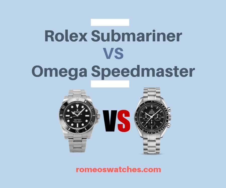 omega speedmaster vs rolex submariner