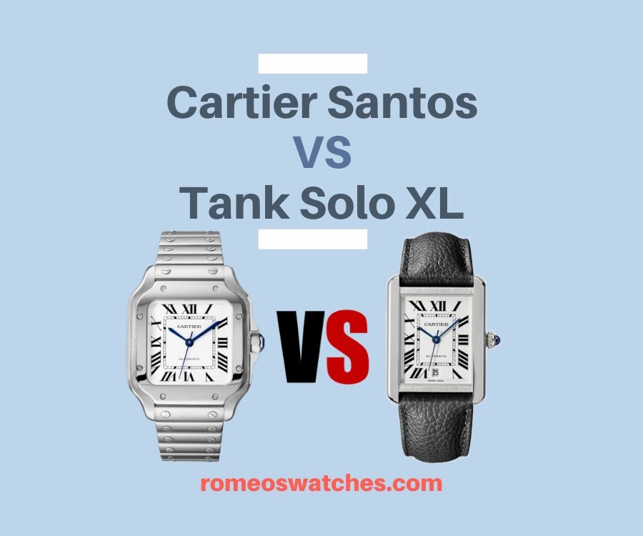 cartier santos vs tank