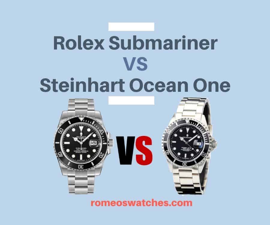 steinhart ocean one vs rolex submariner