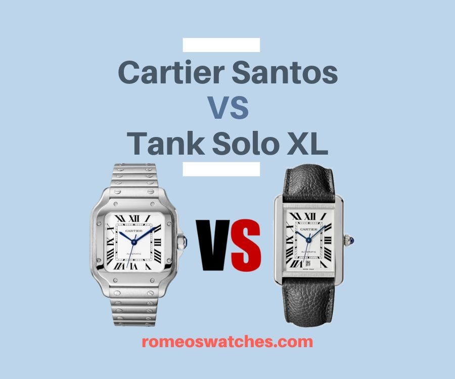 Cartier Santos vs Tank:  Square Up!