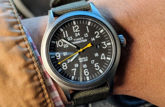 Timex Expedition Scout 40 on wrist