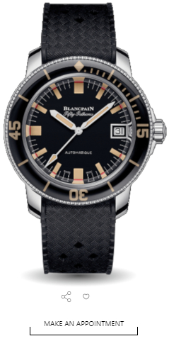Blancpain Make An Appointment