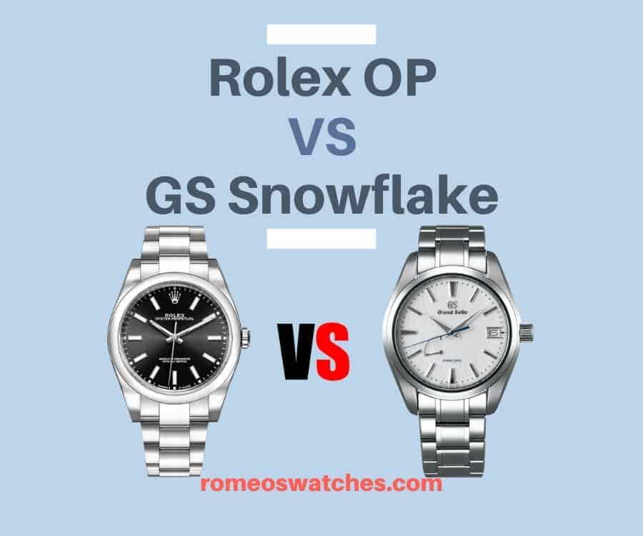 You are currently viewing Rolex Oyster Perpetual vs Grand Seiko Snowflake: Affordable Luxury Showdown