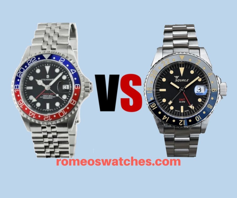 You are currently viewing Steinhart Ocean 1 GMT vs Squale 30 Atmos GMT – A Fair Comparison?