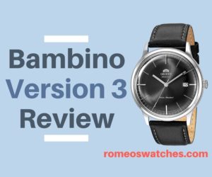 Read more about the article A Japanese Bauhaus Watch?! Orient Bambino V3 Review