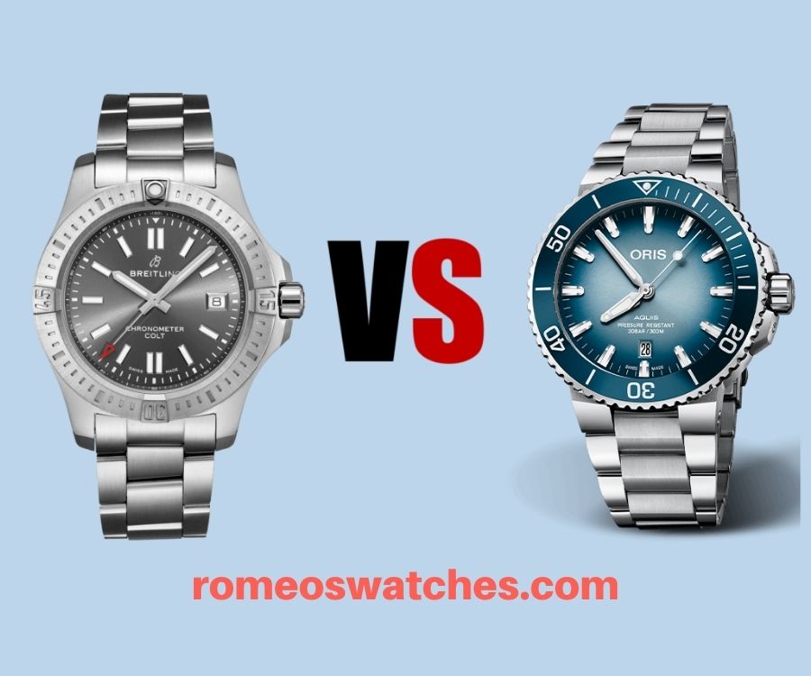 You are currently viewing Breitling Colt 41 vs Oris Aquis – Worth The Premium Price?